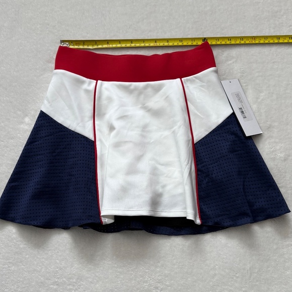 MICHI High Waist Electric Tennis Skirt with Attached Shorts - Picture 8 of 9